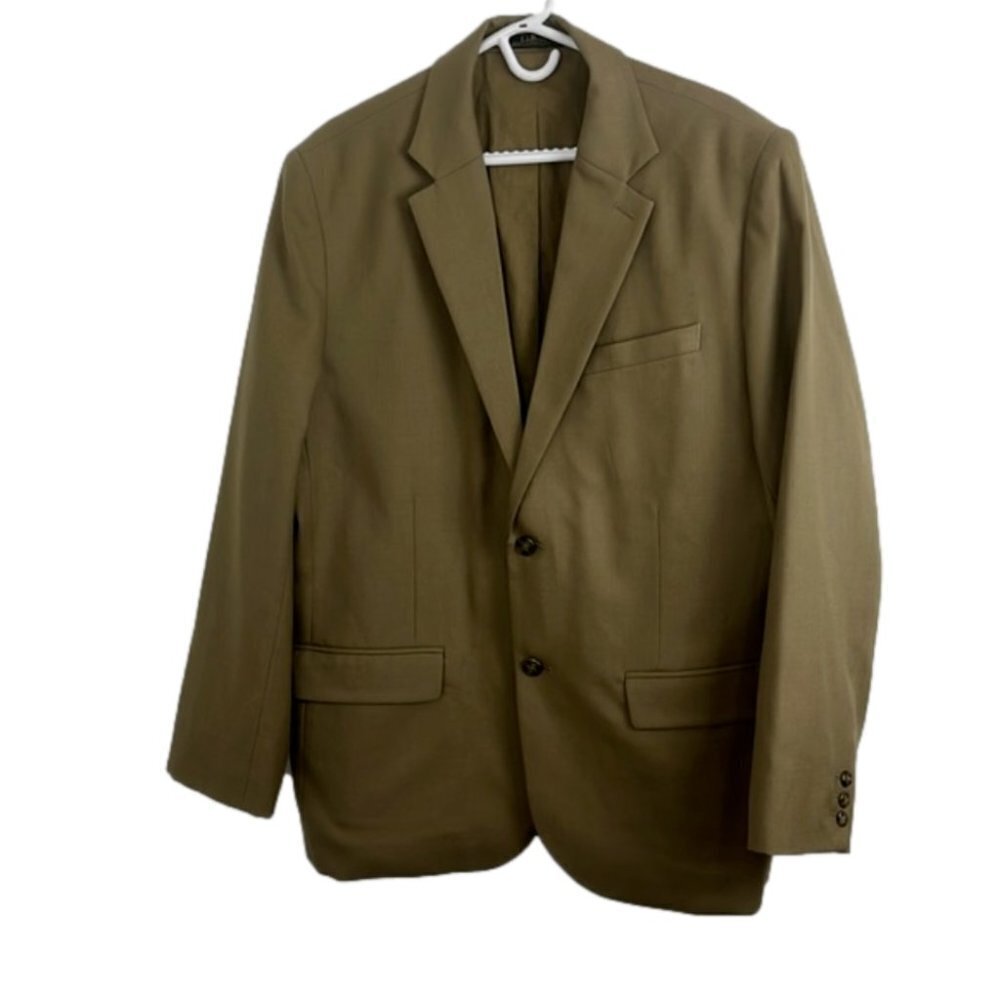 LL Bean Taupe Wool Men's Blazer